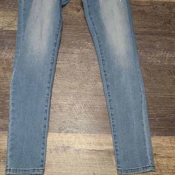 Women's Blue Skinny Jeans - Picture 6 of 13